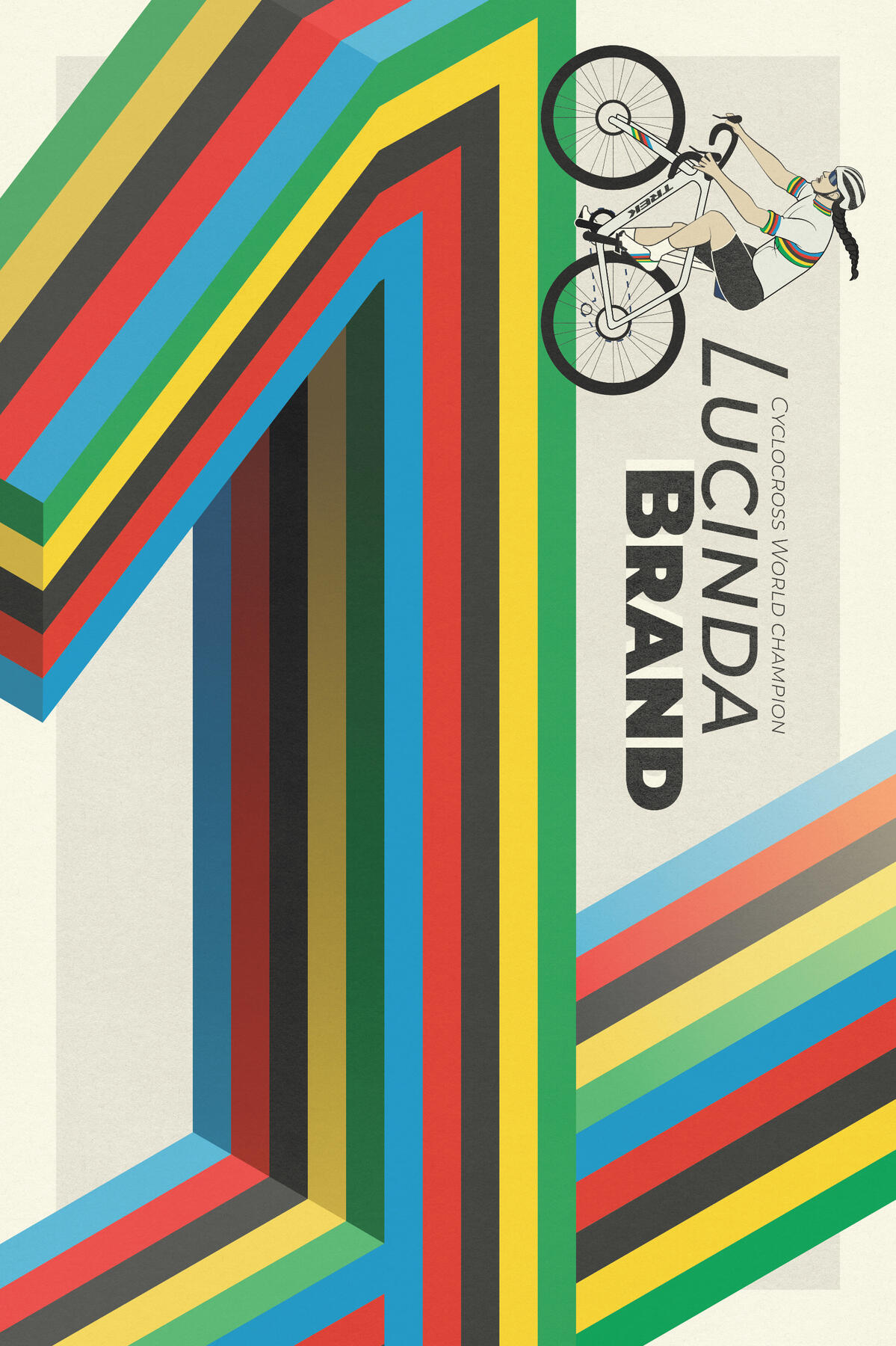 TREK • Modern Icons: Celebration of Women Cycling • Lucinda Brand (Click for Process Work)